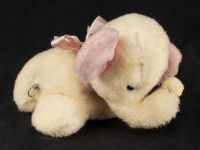 Eden Elephant Musical Yellow & Pink Plush Stuffed Animal